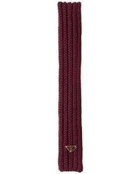 Prada - Wool Scarf - Lyst
