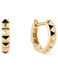Ana Luisa - Solid Pyramid Huggie Hoops Earrings - Lyst