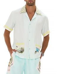 CAMILLA - Short Sleeve Printed Camp Shirt - Lyst