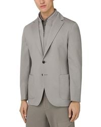 BOGGI - Wool Sweatshirt Jacket - Lyst
