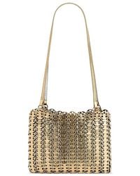 Rabanne - Leather & Metal Disc Shoulder Bag - Lyst