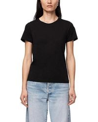 Another Tomorrow - Crew Neck Tee - Lyst