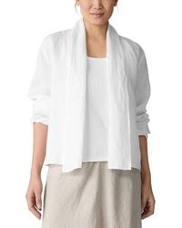 Eileen Fisher - Linen Jacket - Lyst