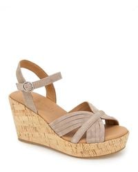 Gentle Souls - Nomi Wedge Heel Platform Sandals - Lyst