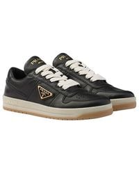Prada - Downtown Nappa Leather Sneakers - Lyst