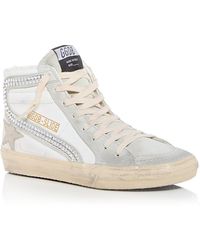 Golden Goose - Slide Embellished High Top Sneakers - Lyst