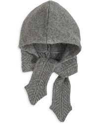 Echo - Fuzzy Hood Scarf - Lyst