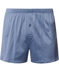 Hanro - Cotton Sporty Button Fly Boxers - Lyst
