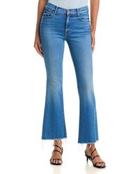 Mother - The Lil' Weekender Petites High Rise Flared Jeans - Lyst