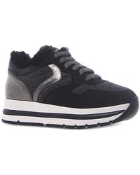 Voile Blanche - Maran Shearling Low Top Sneakers - Lyst