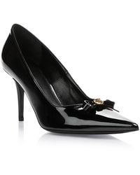Versace - Gianni Ribbon Patent Leather Pumps - Lyst