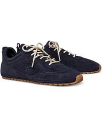 Tory Burch - Field Suede Lace Up Sneakers - Lyst