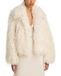 Cinq À Sept - Geraldine Faux Fur Coat - Lyst