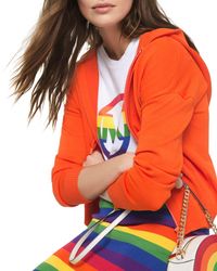 Michael kors hoodie womens orange Clearance