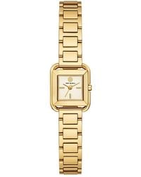 Tory Burch - The Small Kira Square Stainless Steel Watch, 18Mm X 18Mm - Lyst