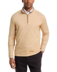 Peter Millar - Albatross Pique Quarter Zip Sweater - Lyst