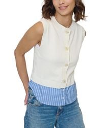 Central Park West - Kira Twofer Button Up Tank - Lyst