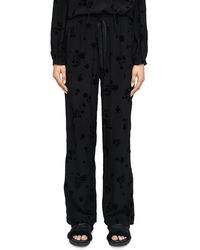 Zadig & Voltaire - Poma Flocked Pants - Lyst