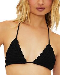 Beach Riot - Winona Crochet Triangle Bikini Top - Lyst