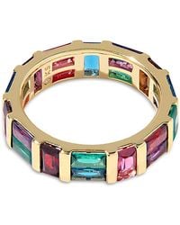 Kendra Scott - Jamie Baguette Crystal Eternity Band Ring - Lyst