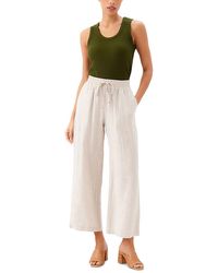 Karen Kane - Drawstring Linen Pants - Lyst