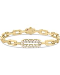 Roberto Coin - 18K Navarra Diamond Pave Open Chain Link Bracelet - Lyst