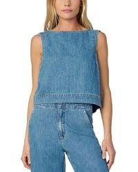 Joe's Jeans - The Boat Neck Denim Top - Lyst