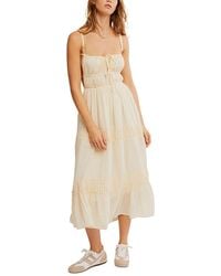 Free People - Taking Sides Maxi Dress - Lyst