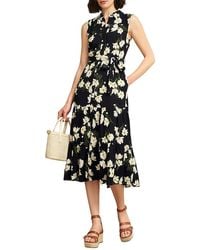Hobbs - Thea Floral Print Dress - Lyst