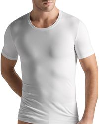 Hanro - Mercerized Cotton Crewneck Tee - Lyst