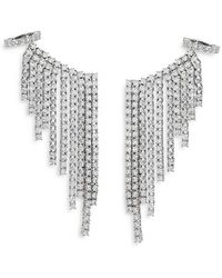 Nadri - Starlet Cubic Zirconia Curtain Cuff Earrings - Lyst