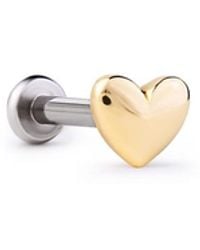 Ana Luisa - Solid Heart Flatback Single Stud - Lyst