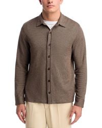 Vince - Houndstooth Long Sleeve Shirt - Lyst