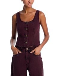 Rag & Bone - Poppy Denim Vest - Lyst