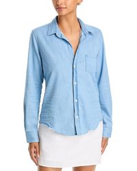 Frank & Eileen - Barry Cotton Printed Button Up Shirt - Lyst