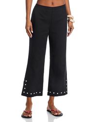 STAUD - Piha Button Trim Pants - Lyst
