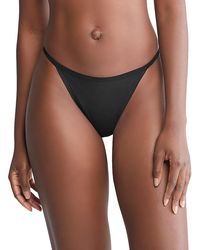Calvin Klein - Ideal Micro Low Rise String Thong - Lyst