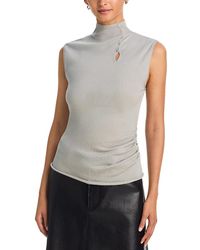 Helmut Lang - Sleeveless Button Top - Lyst