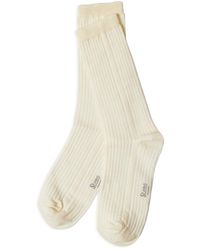 Stems - Rib Knit Crew Socks - Lyst