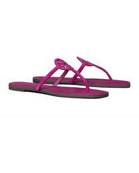 Tory Burch - Miller Square Toe Sandals - Lyst