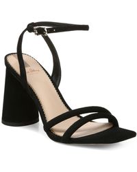 Sam Edelman Leather Kia Ankle Strap High Heel Sandals in Brown | Lyst