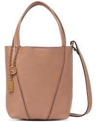 Chloé - Leather Spin Small Tote - Lyst