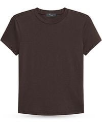 Theory - Apex Tiny Tee - Lyst