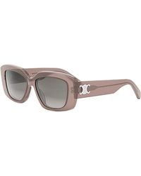 Celine - Triomphe Geometric Sunglasses, 55Mm - Lyst