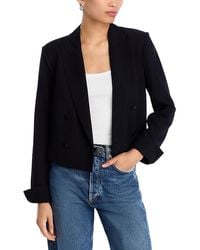 Steve Madden - Rowane Cropped Double Breasted Blazer - Lyst