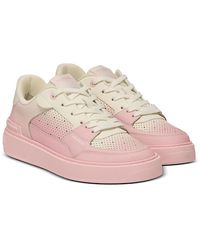 Balmain - B-Court Flip Leather Trainers - Lyst