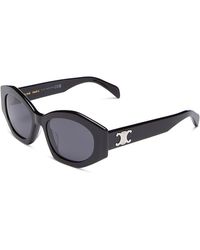 Celine - Triomphe Cat Eye Sunglasses, 55Mm - Lyst