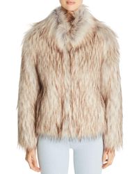 Unreal Fur Delish Short Faux Fur Coat - Natural