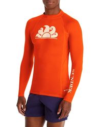 Sundek - Regular Fit 50+ Upf Long Sleeve Rash Guard - Lyst