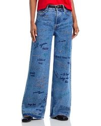 Mother - The Mid Rise Double Dip Nerdy Jeans - Lyst